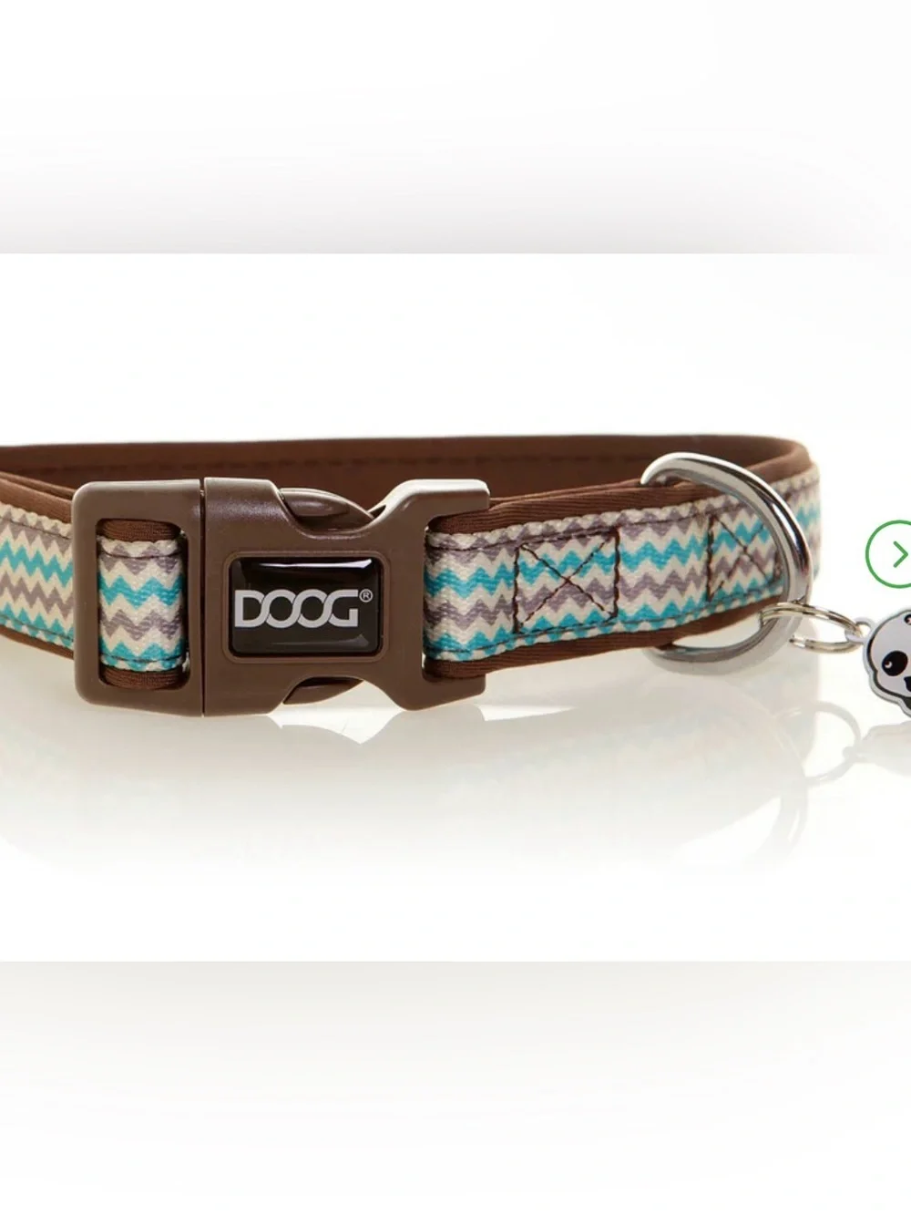 NWT- DOOG Dog Neoprene Chevron Collar -Benji Sz. Small 9”-13”